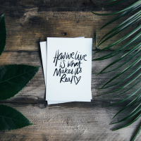 メッセージカード